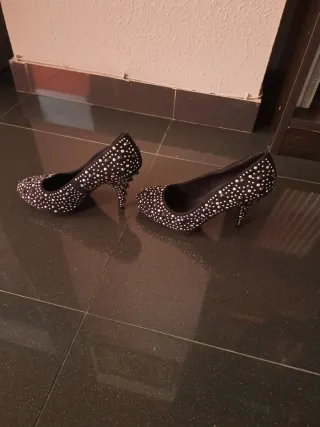 Zapatos de tacón de tiras 38