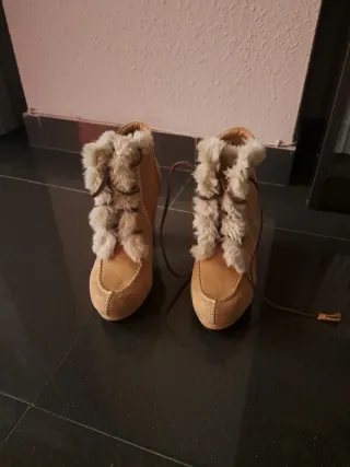 Zapatos de tacón de tiras 38