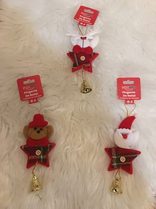 3 Pingentes de Natal SONHOS
