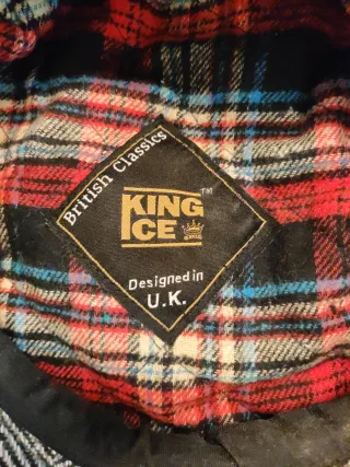 Gorra King Ice Tweed Gris y Negro