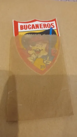 Cromo antiguo Bucaneros 25