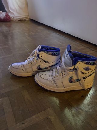 Zapatillas Nike Jordan Multicolor Blancas