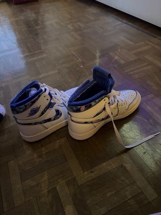 Zapatillas Nike Jordan Multicolor Blancas