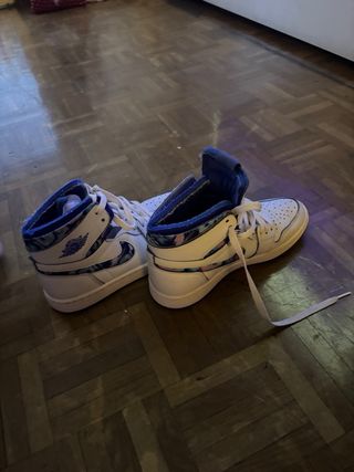 Zapatillas Nike Jordan Multicolor Blancas