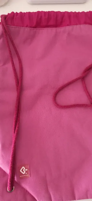 Bolsa Mochila con cordones y estampado