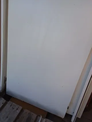 Puerta blanca con marco 62.5