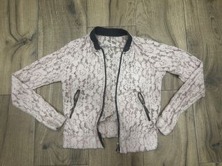 Chaqueta encaje transparente mujer Talla M