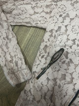 Chaqueta encaje transparente mujer Talla M