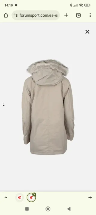 Chaqueta impermeable montaña mujer Talla S