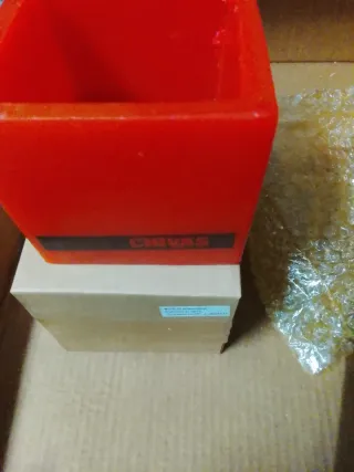 Vela Candelabro Naranja Chivas