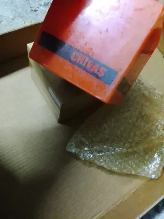 Vela Candelabro Naranja Chivas