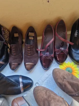 Calzados piel como nuevos tallas 36,37, y 1 de 38