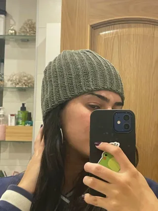 Gorro verde caqui/oliva