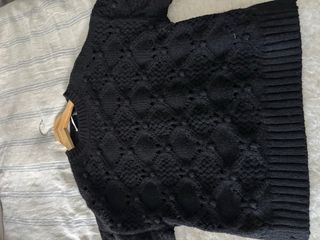 Jersey grueso Zara negro