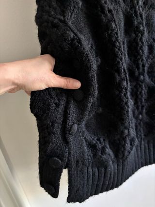 Jersey grueso Zara negro