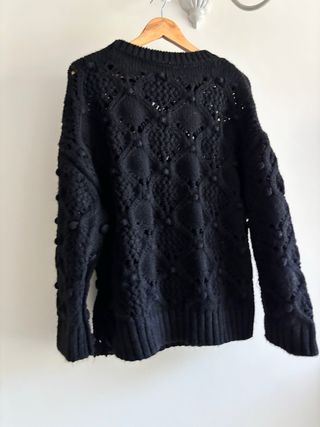 Jersey grueso Zara negro