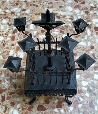 Cristo de los faroles hierro forjado