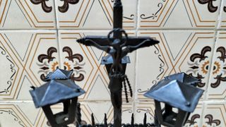 Cristo de los faroles hierro forjado