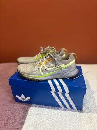 Tenis Nike Trail Grises y Verdes