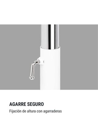 Barra de ballet portátil con altura regulable.