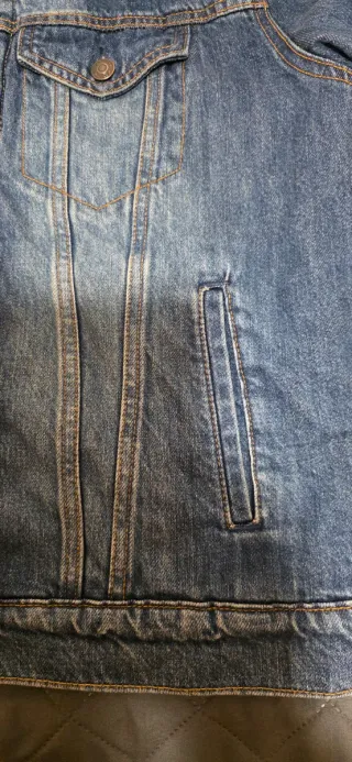 Chaqueta vaquera Zara forro borrego