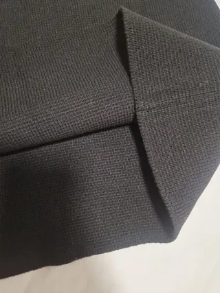 Falda punto Zara negra