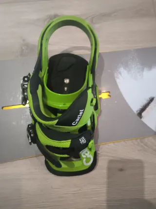 Tabla Snow Burton Custom + Fijaciones Cartel 154 M