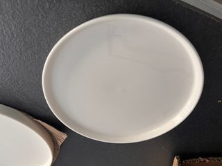 6 Platos La Porcellana Bianca Ø17 cm Nuevos
