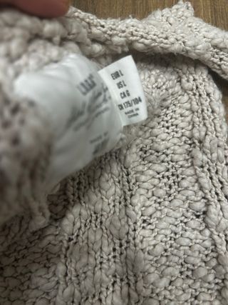 Chaqueta H&M Lana Beige Talla L