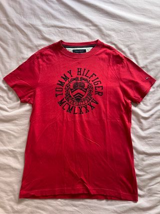 Camiseta Tommy Hilfiger Talla S - Roja - Original