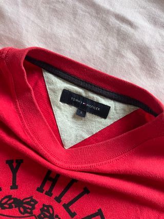 Camiseta Tommy Hilfiger Talla S - Roja - Original