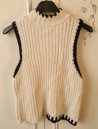 Maglione donna senza maniche