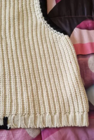 Maglione donna senza maniche