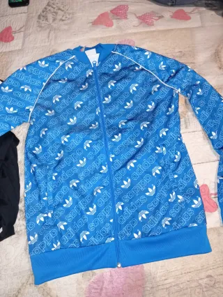 Giacca Adidas uomo blu