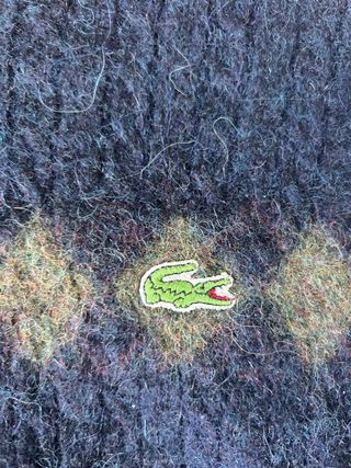 Jersey Lacoste Azul y Marrón