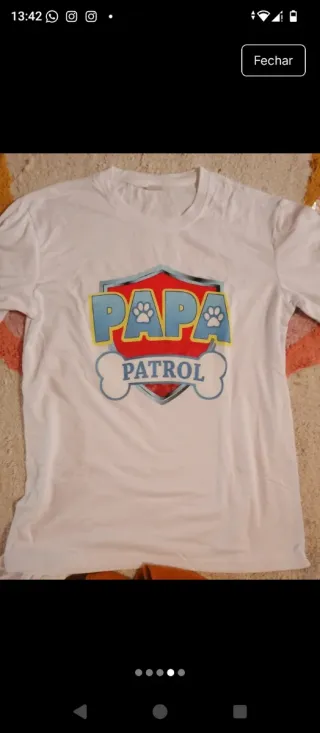 T-shirts Mamã e Papá Patrulha Pata