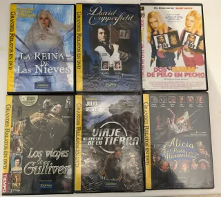 Pack 6 Películas DVD Grandes Relatos