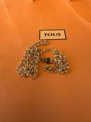 Cadena Tous 45 cm Plata