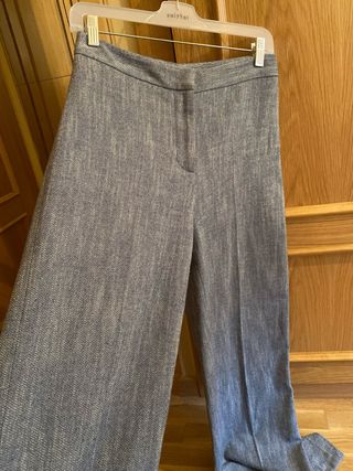 Pantalón ancho Zara 9% lana