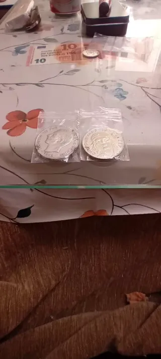 Moneda 5 Pesetas y Che Guevara