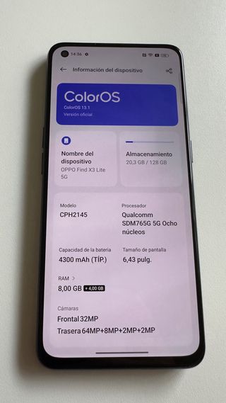 OPPO Find X3 Lite Nero