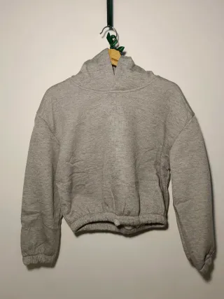 Felpa grigia da donna