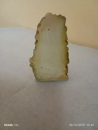 Statuetta angelo in metallo e resina