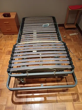 Cama articulada con mando