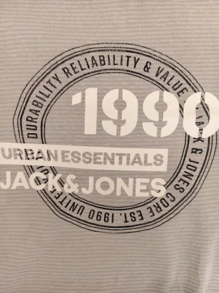 Camiseta Jack & Jones 1990 Gris