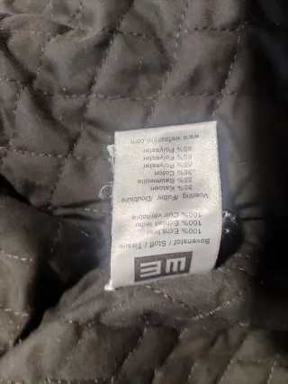 Chaqueta de cuero marrón vintage hombre