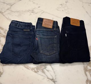 Pack 3 Pantalones Levis y Diesel Talla L
