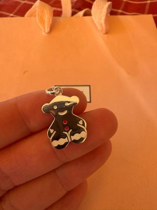 Colgante Oso Navideño Tous Plata