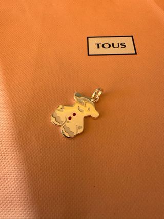 Colgante Oso Navideño Tous Plata