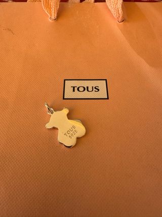 Colgante Oso Navideño Tous Plata